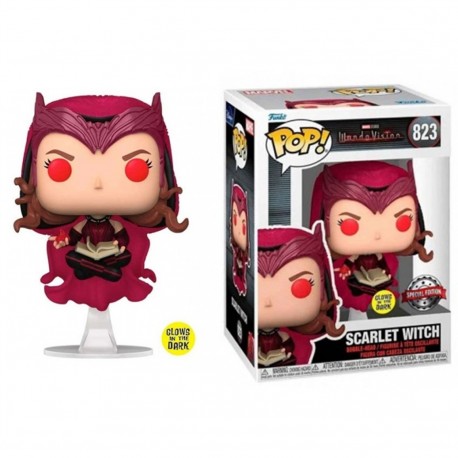 Funko Pop Sorcière Rouge Marvel lumineux