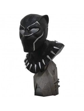 Busto de Black Panther de resina de 25 cm de altura