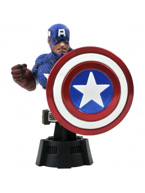 Busto de Capitán América Marvel Animated 15 cm