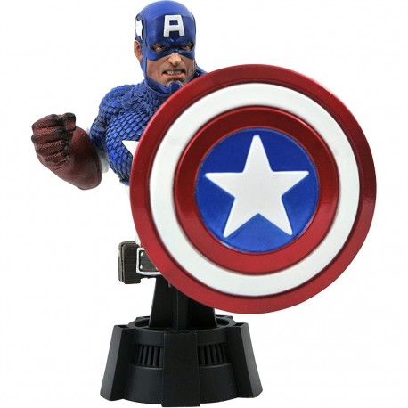 Busto de Capitán América Marvel Animated 15 cm