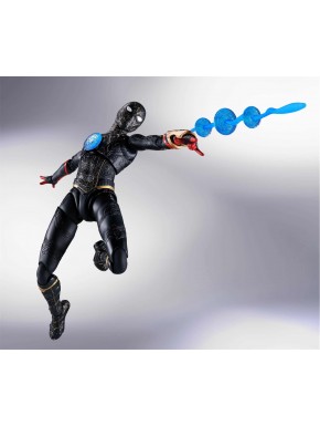 Figura articulada de Spider-Man Black & Gold Suit con accesorios