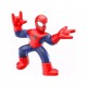 Figura do Spiderman Goo Jit Zu de 20 cm em vermelho e azul