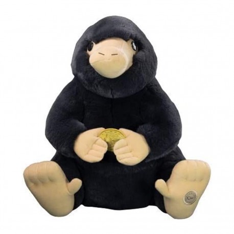 Peluche Niffler 43 cm Quantum Mechanix con moneda