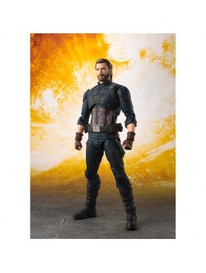 Figura articulada del Capitán América con efectos especiales