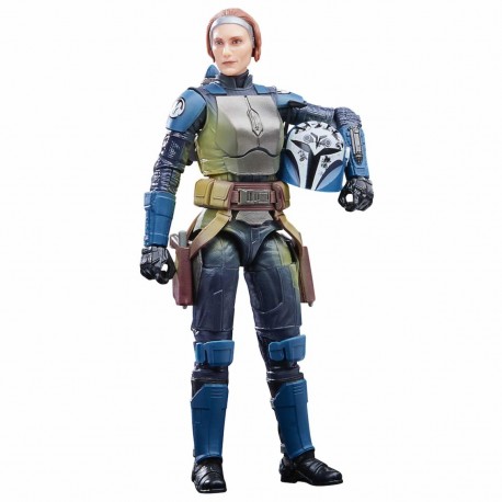 Figura articulada de Bo-Katan Kryze con casco y blásters