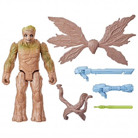 Figura de acción Groot Blast 'N Battle con accesorios removibles