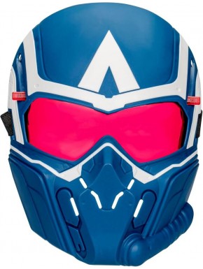 Máscara Capitán América Marvel con lentes deslizables