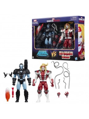 Figuras War Machine y Omega Red con accesorios intercambiables