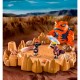 Escena de batalla final Playmobil Naruto vs. Pain