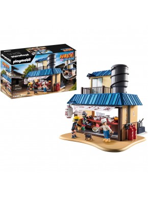 Playmobil Naruto Ichiraku Ramen Shop con figuras de Naruto y Kakashi
