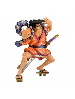 Figura de Kouzuki Oden de One Piece de 17 cm con kimono naranja