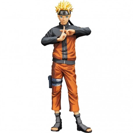 Figura de Naruto Uzumaki, Banpresto, 27 cm, diseño detallado