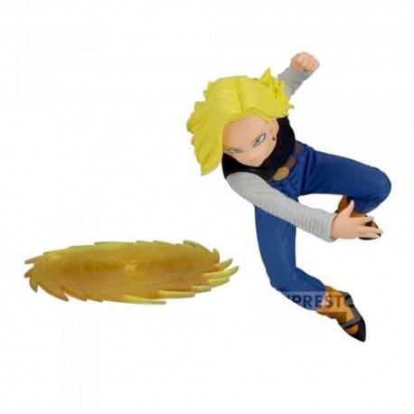 Figurine Android 18 de Dragon Ball Z en pose d'action