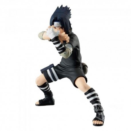 Figura de Sasuke Uchiha en pose de combate de Naruto