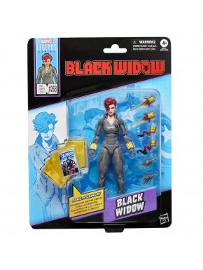 Figura de acción Black Widow Marvel Legends con accesorios