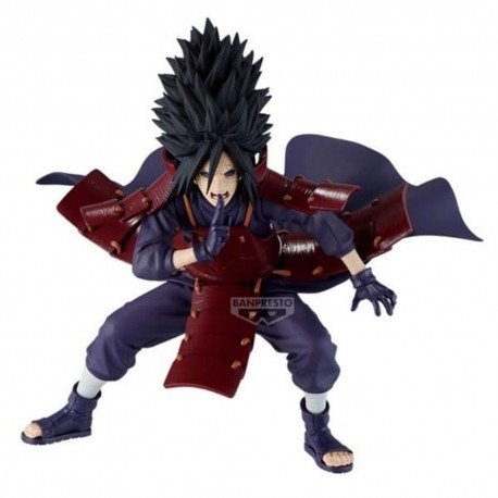 Figura Madara Uchiha Vibration Stars 17cm con armadura roja
