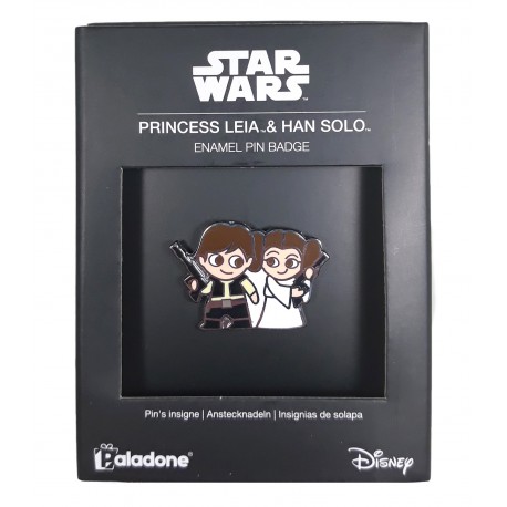 Pin Leia and Han Solo Star Wars Deluxe