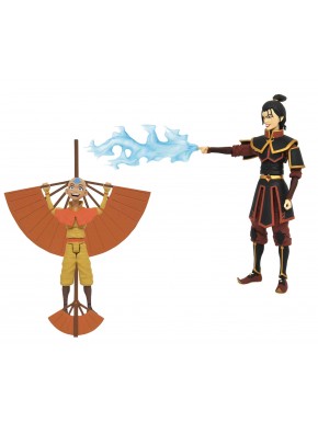 Figuras articuladas de Azula y Aang de Avatar