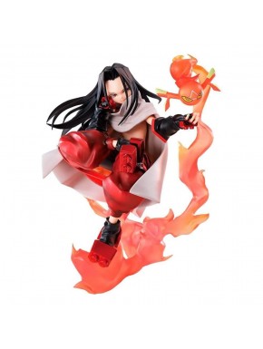 Figura Ichibansho de Hao de Shaman King con base de llamas