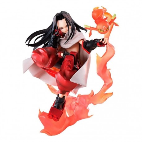 Figura Ichibansho de Hao de Shaman King con base de llamas
