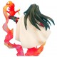 Figura Ichibansho de Hao de Shaman King con base de llamas