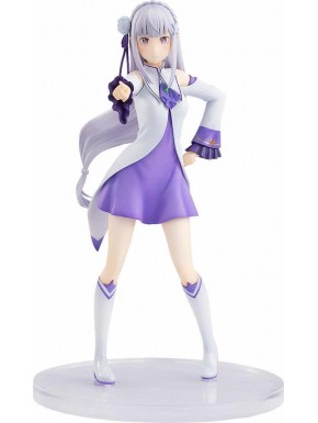 Figura de Emilia de Re:Zero de 17 cm en base