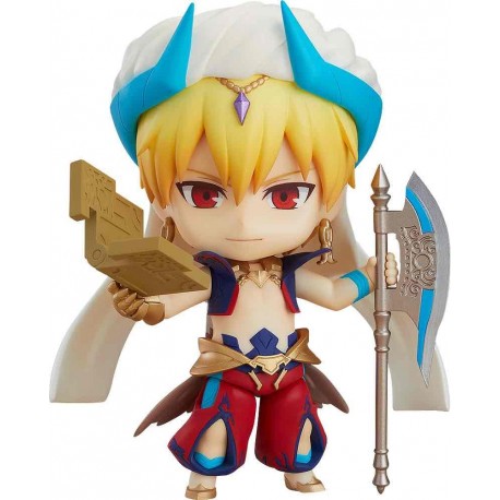 Figura Nendoroid Gilgamesh Fate/Grand Order com machado e tábua