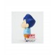 Figura de Kazama Kun com cabelo azul e roupa casual de Crayon Shinchan por Banpresto