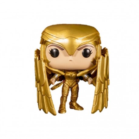 Funko Pop Wonder Woman 1984 con armadura dorada