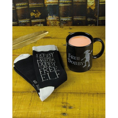 Pack Gift Socks + Cup Dobby Harry Potter