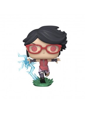 Figura Funko Pop Sarada con gafas y efecto de energía