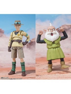 Figuras de Rao y Thief de Sand Land con accesorios