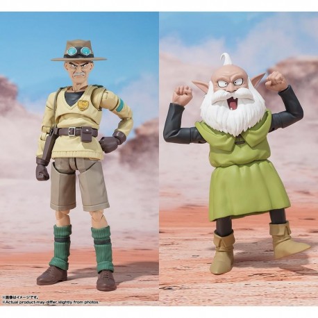 Figuras de Rao y Thief de Sand Land con accesorios