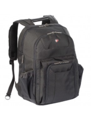 Mochila negra Targus Traveller con capacidad ajustable