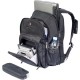 Mochila negra Targus Traveller con capacidad ajustable
