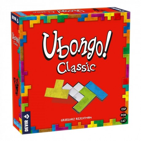 Caja del juego de mesa Ubongo Classic de Devir