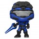 Funko Pop Halo Infinite Spartan Mark VII azul e preto