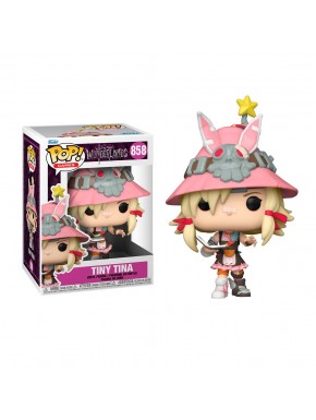 Funko Pop Tiny Tina com caixa do jogo de vídeo