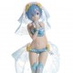 Figura de Rem de Re: Zero con atuendo azul y detalles florales