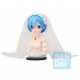 Figura Ichibansho Rem Wedding de 21 cm de Re: Zero
