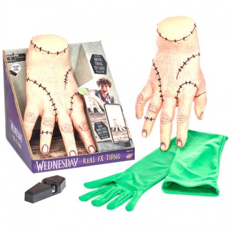 Figura Wow Stuff Wednesday Cosa Real FX con guantes verdes