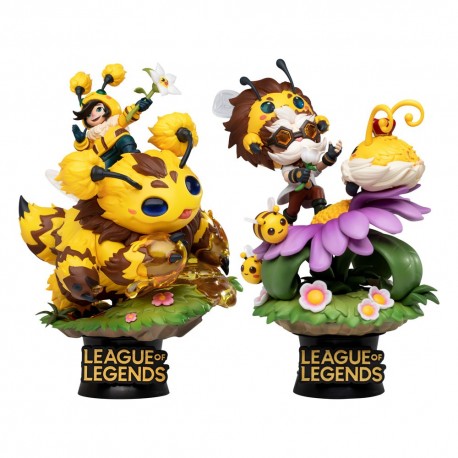 Set figuras D-Stage League of Legends, Nunu & Beelump y Heimerstinger