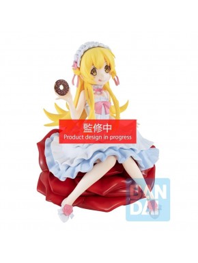 Figura Ichibansho Shinobu Monogatari con donut y vestido pastel