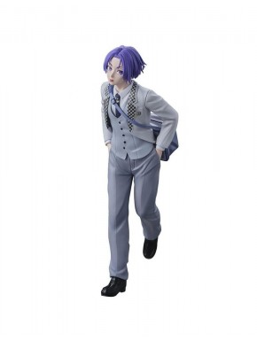 Figura de Reo Mikage de 17 cm en traje gris de Blue Lock