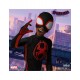 Figura de Miles Morales One:12 Collective con traje negro y rojo