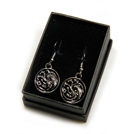 Pendientes Targaryen black Juego de Tronos