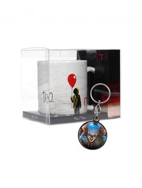 Tasse Pennywise IT et porte-clés métallique