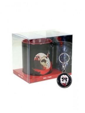 Pack tasse, affiche et porte-clés "Vendredi 13"