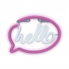 Lampe Néon LED Hello Pink Forever Light