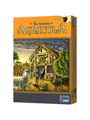 Caja del juego Agricola con diseño de granja